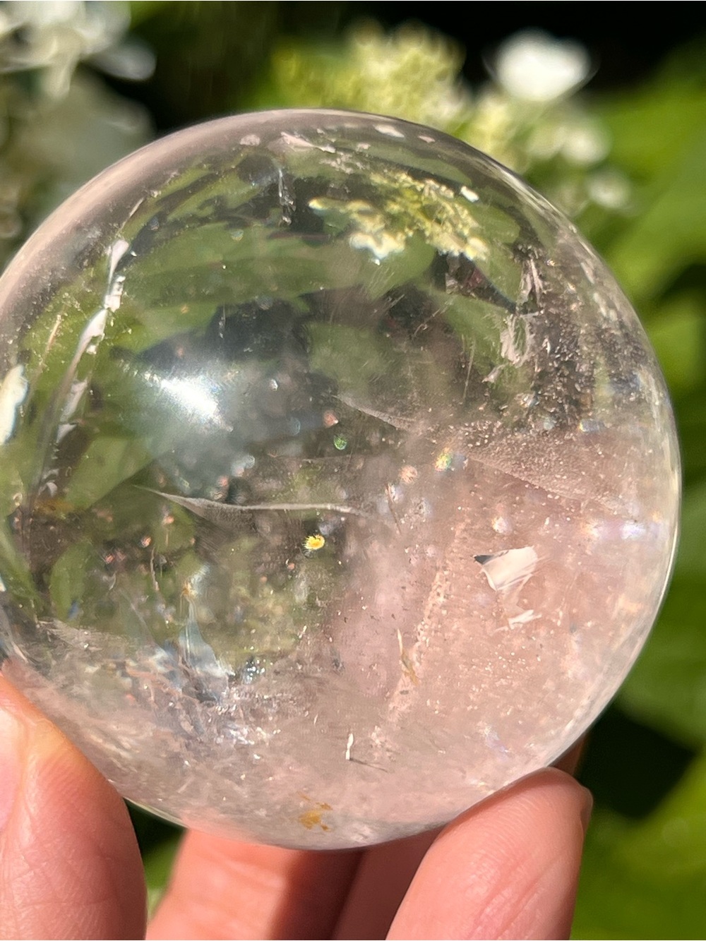 Clear (25) Quartz sphere | crystal